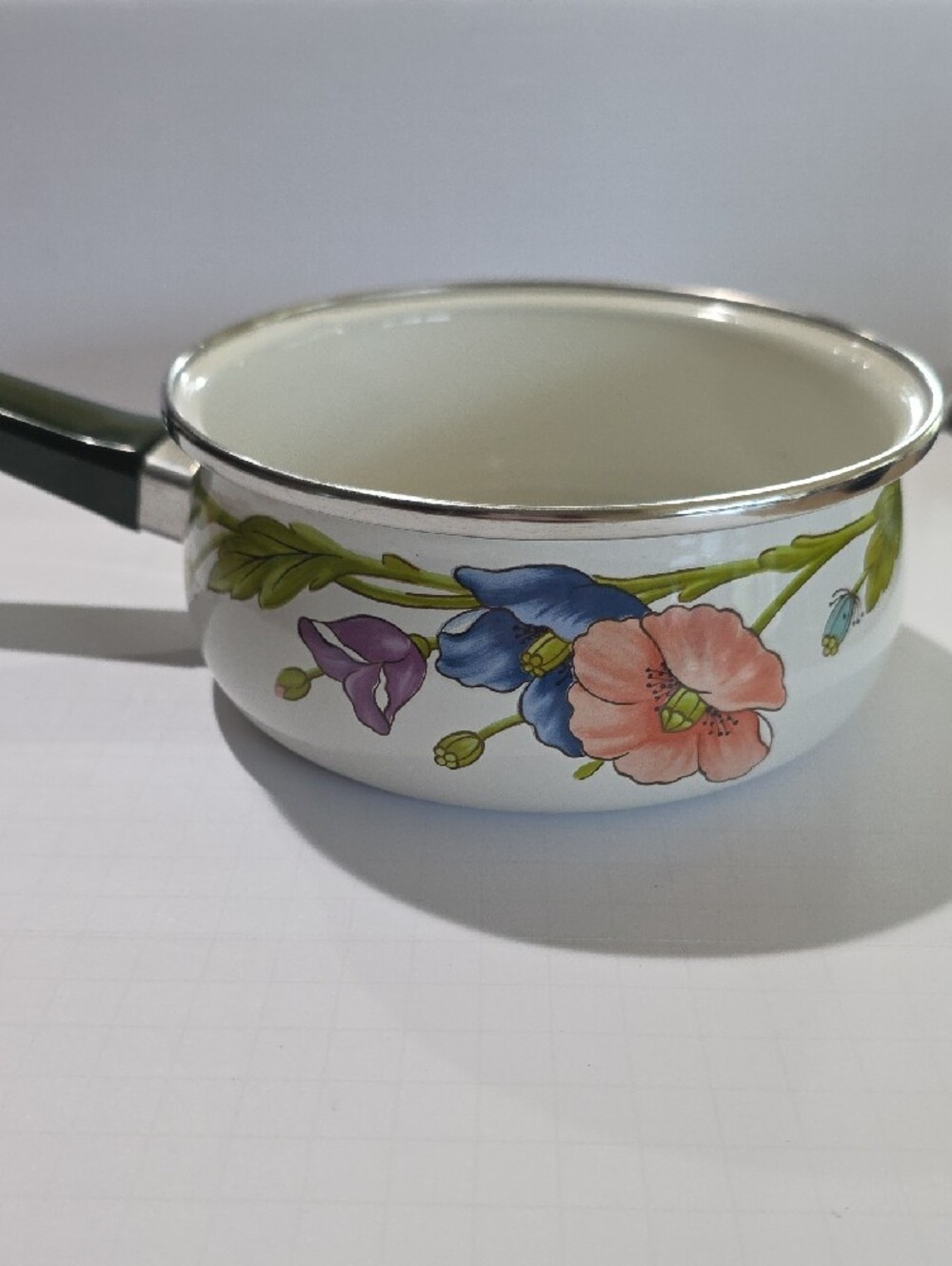 Villeroy & Boch Cookware Pot with Pink, Blue & Green Floral Motif